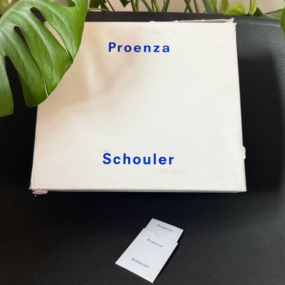 Worn once! Proenza Schouler Black Calf Leather Combat Laceup Boots EU 38 / US 8 - Picture 12 of 13